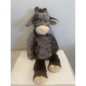 Mary Meyer Goat Plush Lovey Brown Stuffie Stuffed Fluffy Toy 13"